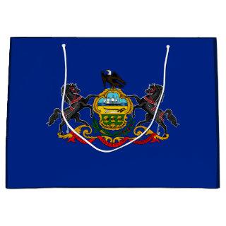 Pennsylvania State Flag Design Large Gift Bag