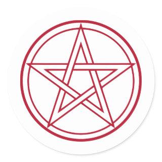 Pentacle Classic Round Sticker