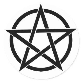 Pentacle Round Sticker