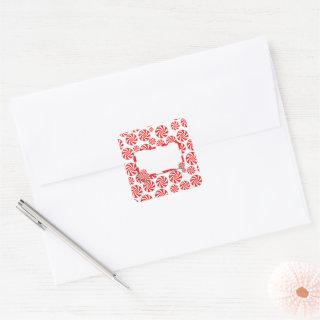 Peppermint Candy Background w/ Removable Tag