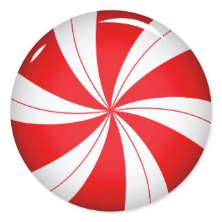 Peppermint Candy | Candy Cane Christmas Stickers
