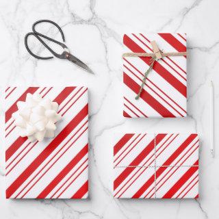 Peppermint Candy Cane Striped   Sheets