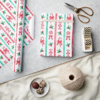 Peppermint Candy Canes Striped Christmas