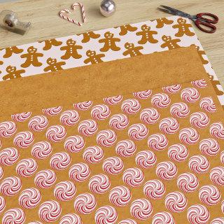 Peppermint Candy Pink Gingerbread Man Christmas  Sheets