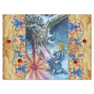 PERCEVAL AND VISION OF THE HOLY GRAIL TISSUE PAPER