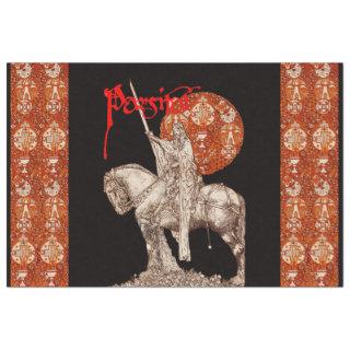 PERCEVAL LEGEND /QUEST OF THE HOLY GRAIL Black Red Tissue Paper