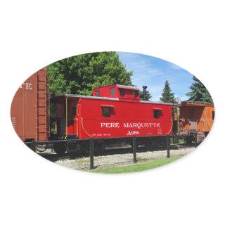 Pere Marquette caboose sticker