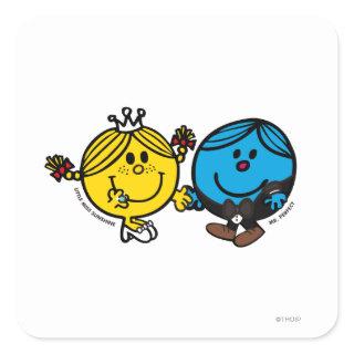 Perfect Match Square Sticker