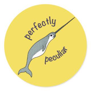 Perfectly Peculiar Narwhal Stickers