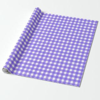 Periwinkle and white gingham