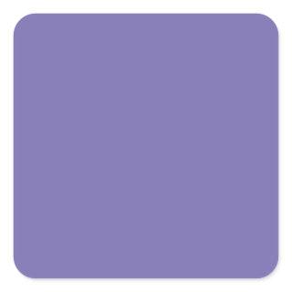 Periwinkle Solid Color Square Sticker