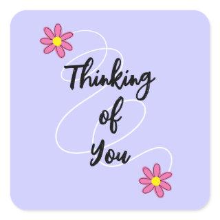 Periwinkle Thinking of You Stickers