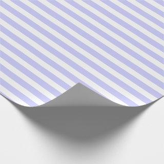 Periwinkle White Simple Horizontal Striped