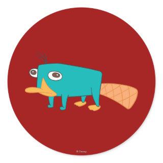Perry the Platypus Classic Round Sticker