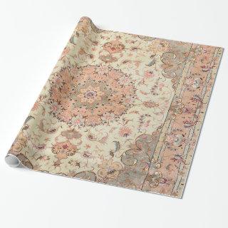 Persia Tabriz Blush Peach Peachy