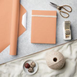 Persimmon Orange Solid Color