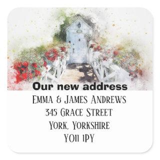 Personalised New Address We’ve Moved Sticker