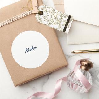 Personalize or Customize Classic Round Sticker
