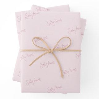 Personalize with your name   sheets