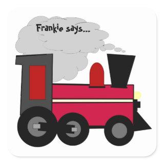 Personalize Your Train Sticker