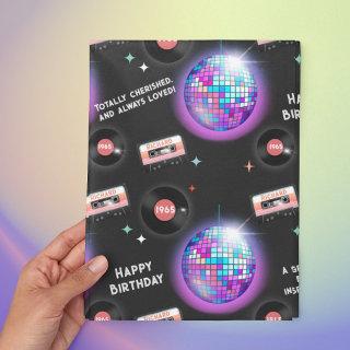 Personalized 1960's Birthday Disco Groovy Retro   Sheets