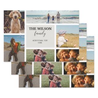 Personalized 6 Photo Family Memories Collage   Sheets