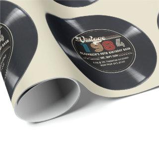 Personalized Any Age Vintage Rock N' Roll Birthday