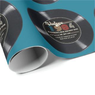 Personalized Any Age Vintage Rock N' Roll Birthday