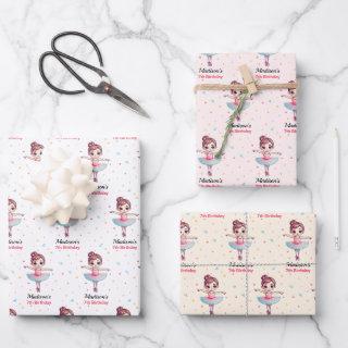 Personalized Ballerina Ballet Name Birthday  Sheets