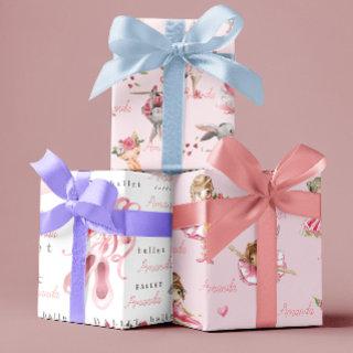 Personalized Ballerina Ballet Name Pretty  Sheets
