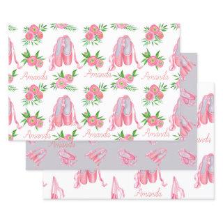 Personalized Ballerina Ballet Name Pretty  Sheets