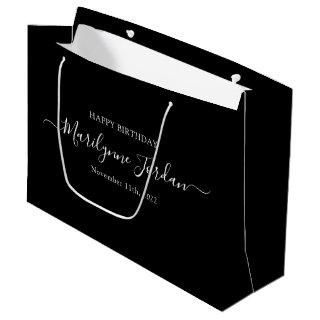 Personalized Birthday Large Gift Bag