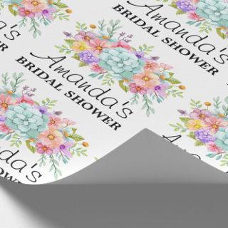 Personalized Bridal shower  Floral