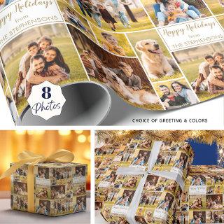 Personalized Christmas 8 Photo Collage