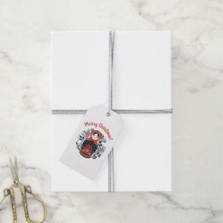 Personalized Christmas Nesting Doll Gift Tags