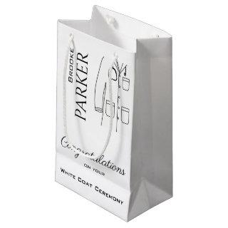Personalized Congratulations White Coat Ceremony  Small Gift Bag