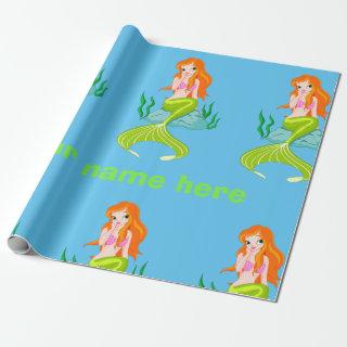 Personalized Cute and Charming Mermaid Girl