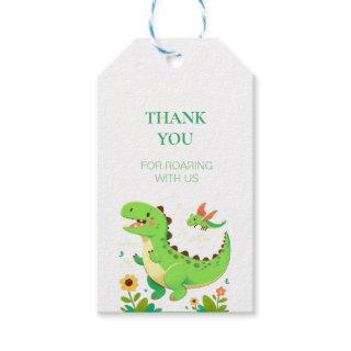 Personalized Dinosaur Birthday Party Gift Tags