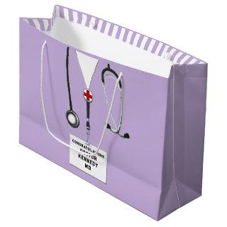 Personalized Doctor Medical School Large Gift Bag