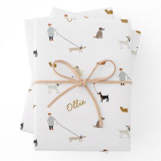Personalized Dog Party  Sheet Set