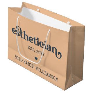 Personalized Esthetician Cosmetologist Beautician Large Gift Bag