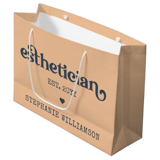 Personalized Esthetician Cosmetologist Beautician Large Gift Bag