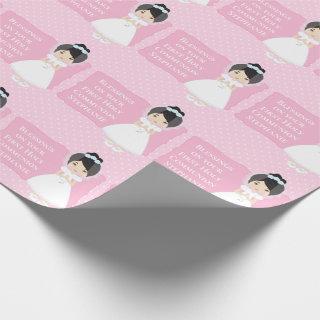 Personalized First Communion Asian Girl