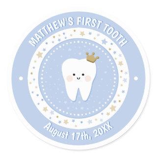 Personalized First Tooth Milestone Sticker