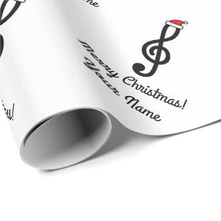 Personalized G Clef Treble music note Christmas