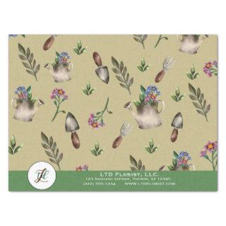 Personalized Gardening Florist Tissue Paper