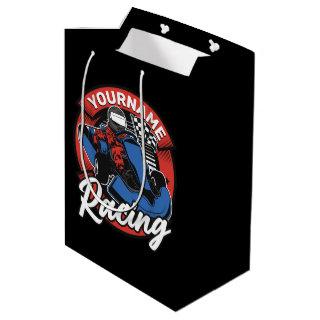 Personalized Go Kart Extreme Racing Karting Race  Medium Gift Bag