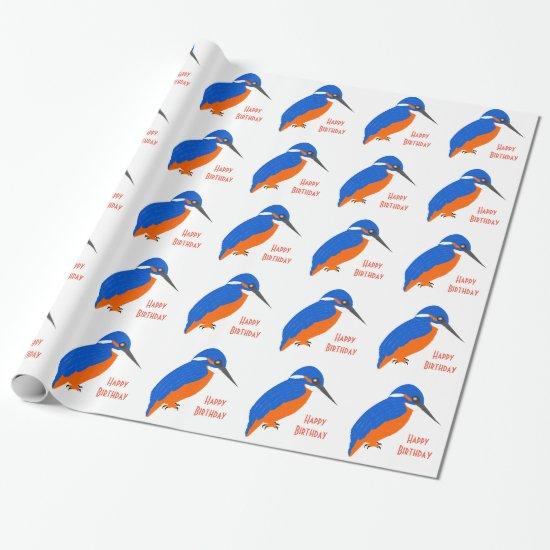 Personalized Kingfisher Design Birthday