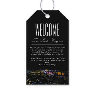 Personalized Las Vegas Skyline Welcome Gift Tag