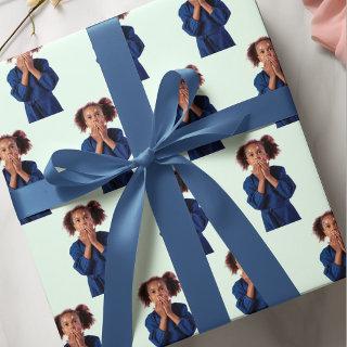 Personalized Mint Photo Collage Kids Birthday